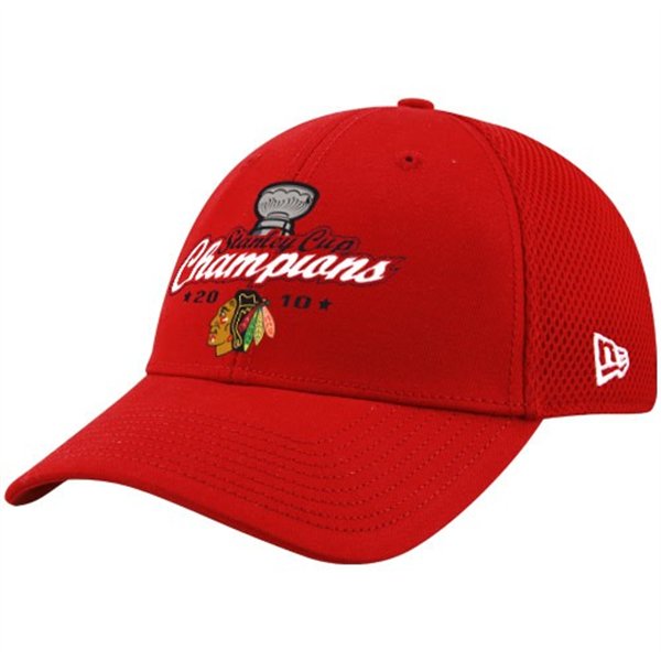 New Era Kšiltovka - Chicago Blackhawks Red 2010 NHL Stanley Cup Champions Neo 2 Velikost: L/XL