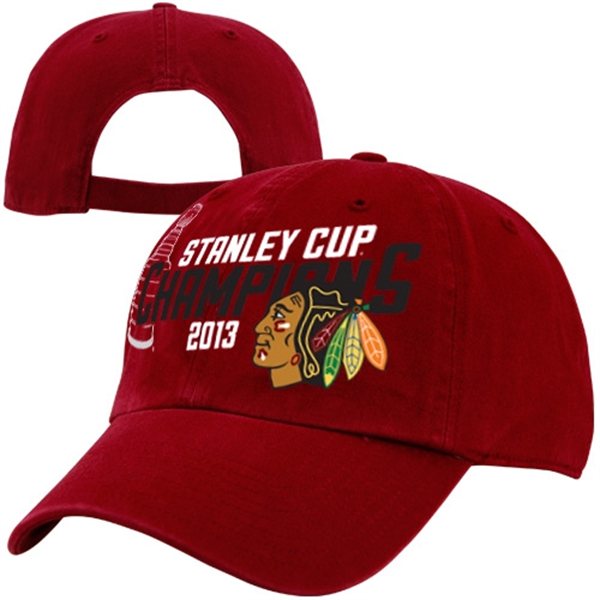 47 Brand NHL Kšiltovka Chicago Blackhawks 2013 NHL Stanley Cup Champions Clean Up Slouch