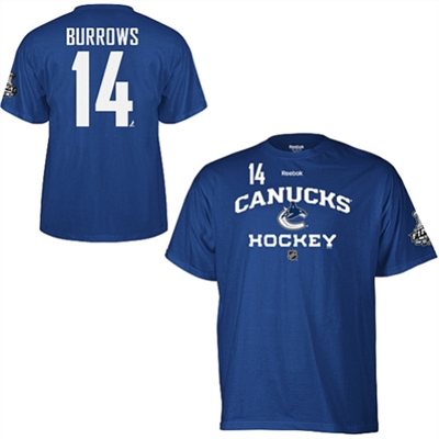 Reebok Tričko - #14 - Alex Burrows Vancouver Canucks 2011 Stanley Cup Final Velikost: XXL