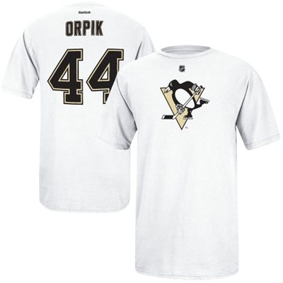 Reebok Tričko Brooks Orpik #44 Pittsburgh Penguins - Bílé Velikost: XL