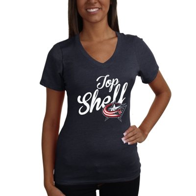 Dámské tričko Columbus Blue Jackets NHL Shelf Tri-Blend Velikost: M