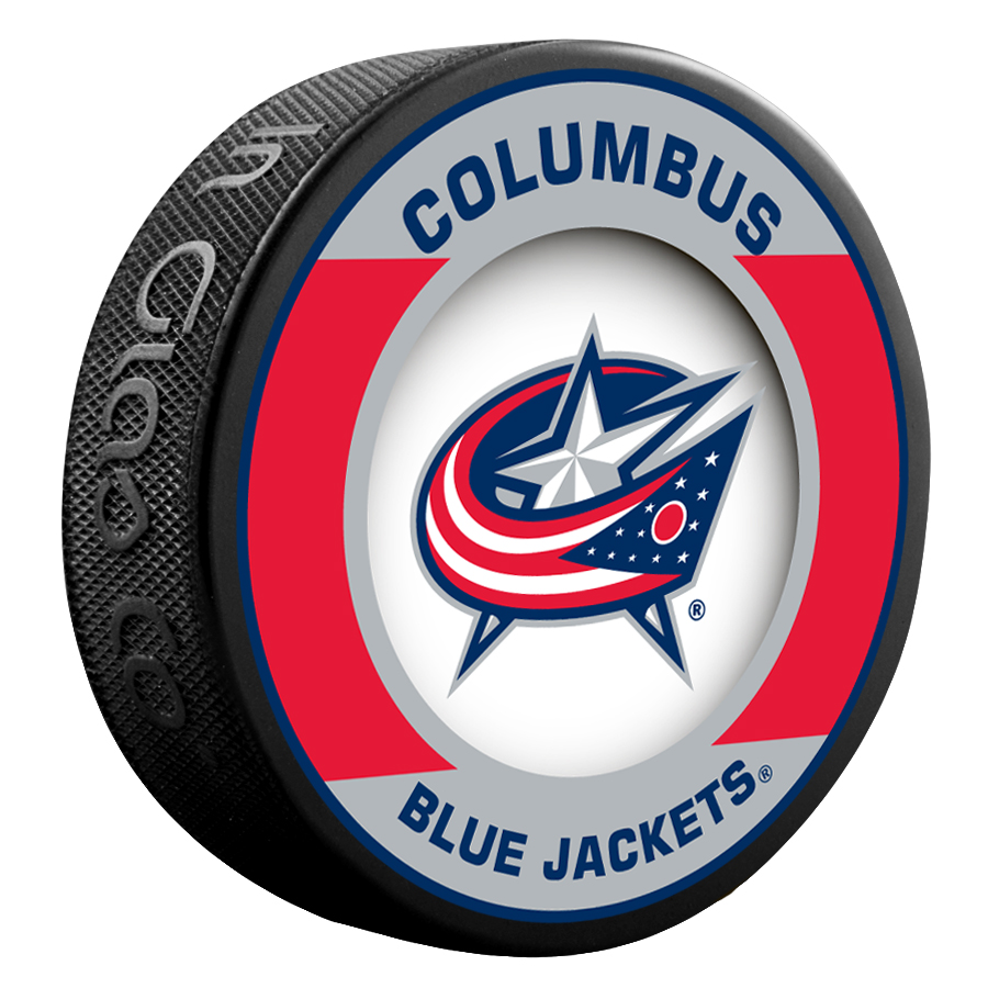 Levně Puk Columbus Blue Jackets NHL Retro