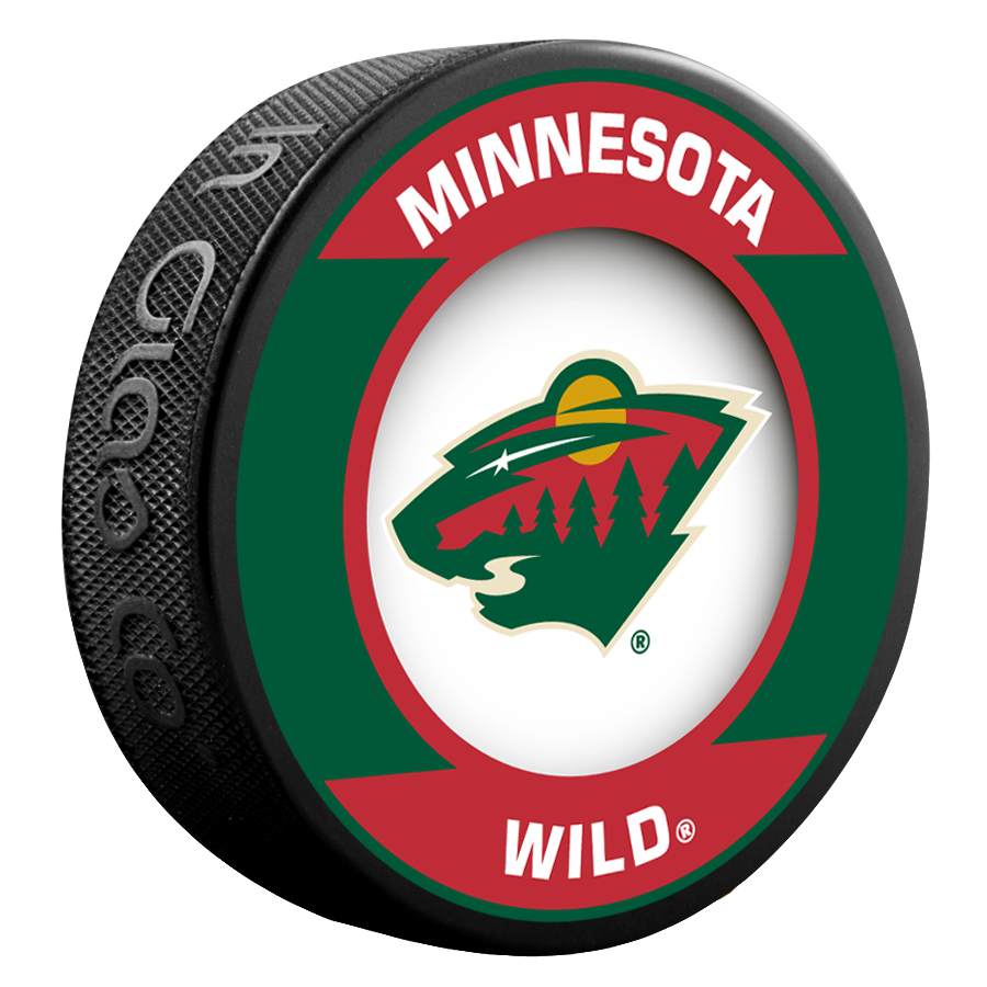 Puk Minnesota Wild NHL Retro