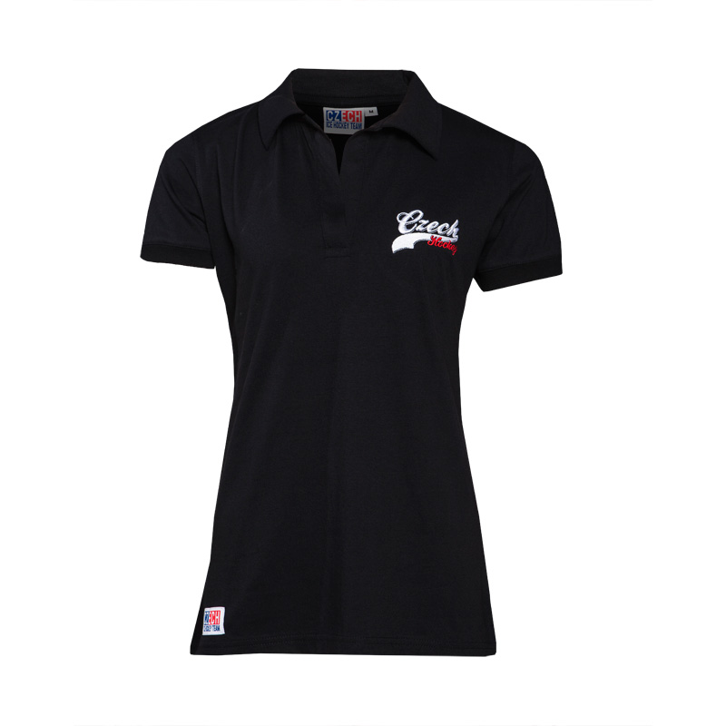 STØÍDA SPORT DÁMSKÁ POLOKOŠILE CZECH HOCKEY BLACK 2015 Velikost: M