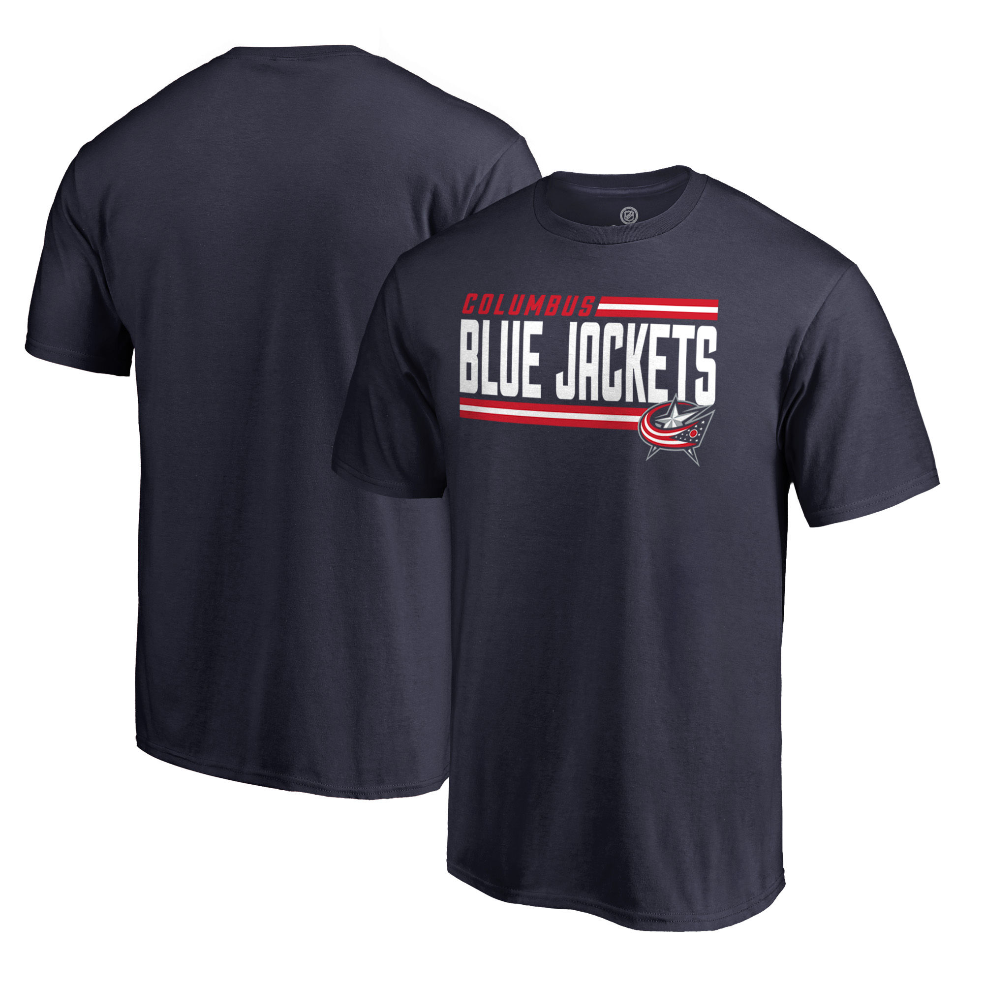 Pánské tričko Columbus Blue Jackets NHL Iconic Collection On Side Stripe Velikost: M