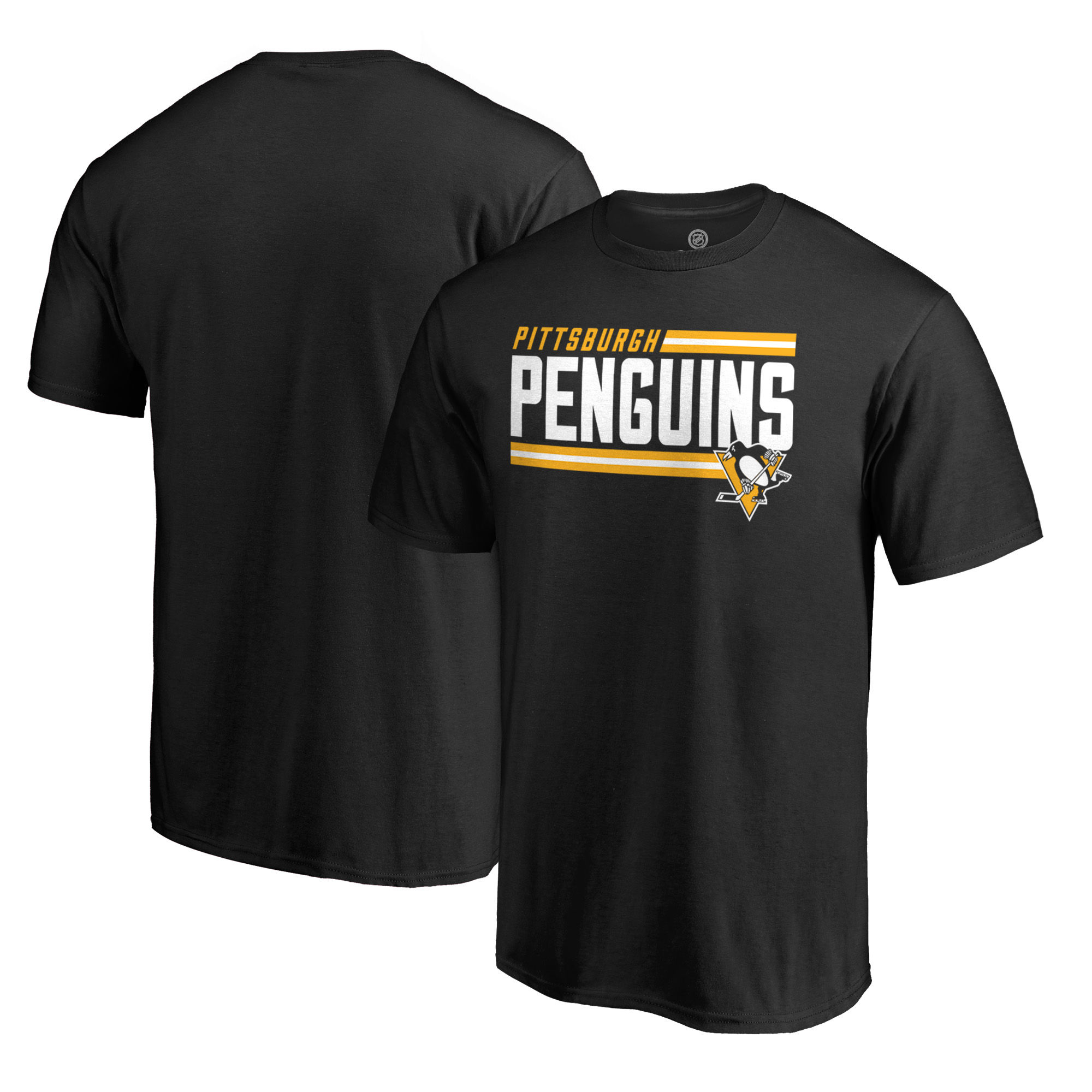 Levně Pánské tričko Pittsburgh Penguins NHL Iconic Collection On Side Stripe