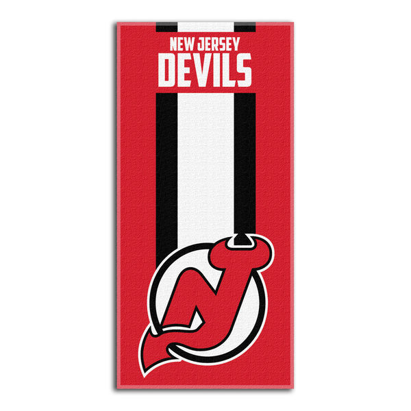 Levně Plážová osuška New Jersey Devils NHL Northwest Company Zone Read