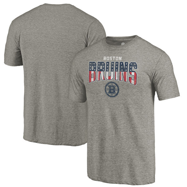 Levně Pánské tričko Boston Bruins NHL Freedom Tri-Blend