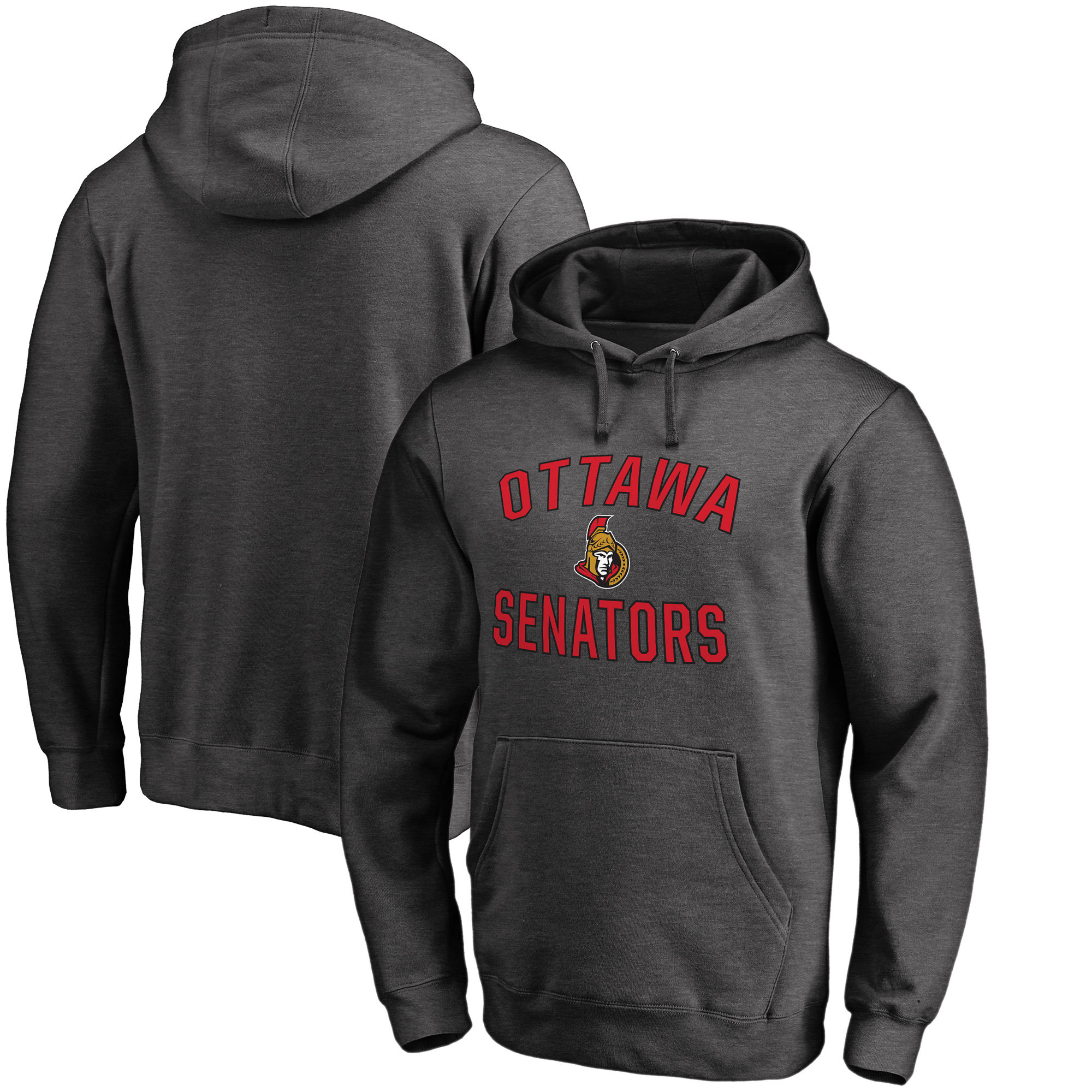 Fanatics Pánská mikina Ottawa Senators Victory Arch Pullover Hoodie Velikost: XXL