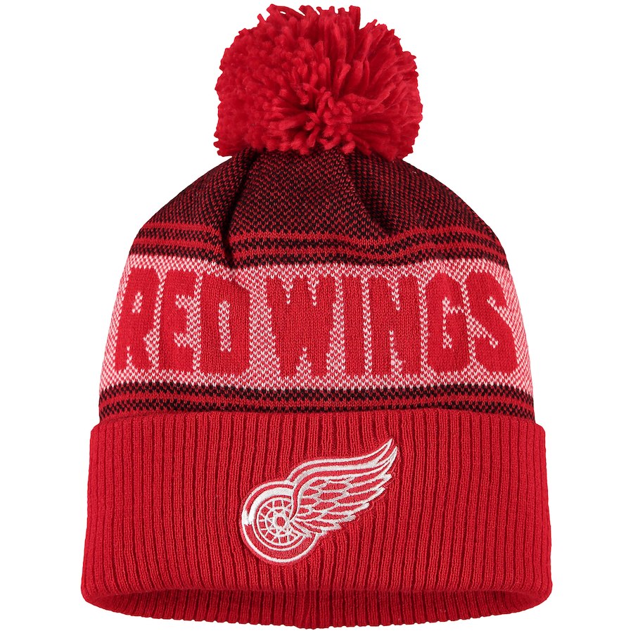 Zimní Čepice Detroit Red Wings Adidas Mascot Cuffed Knit
