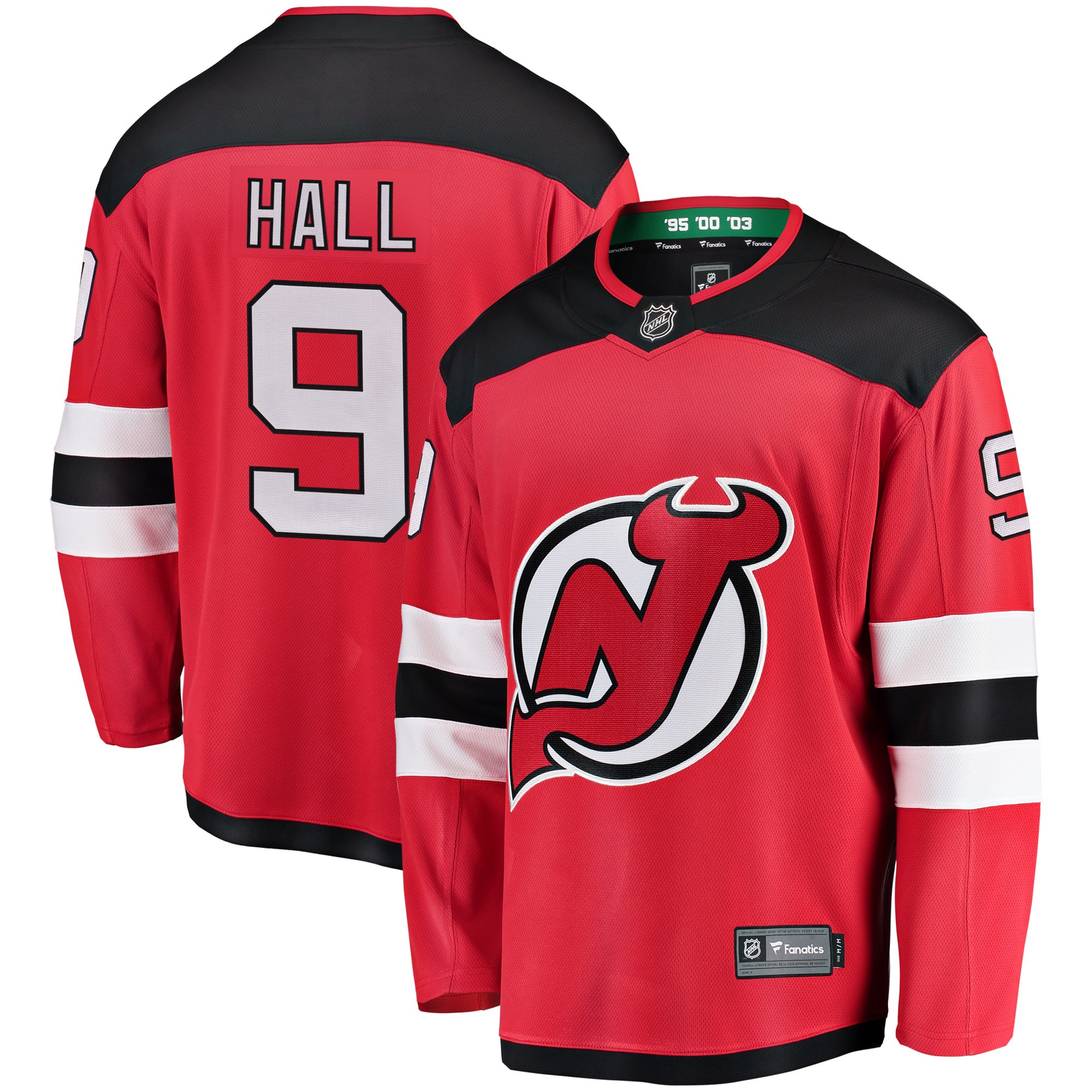 Pánský dres New Jersey Devils NHL #9 Taylor Hall Breakaway Alternate Jersey Distribuce: USA, Velikost: XXXL