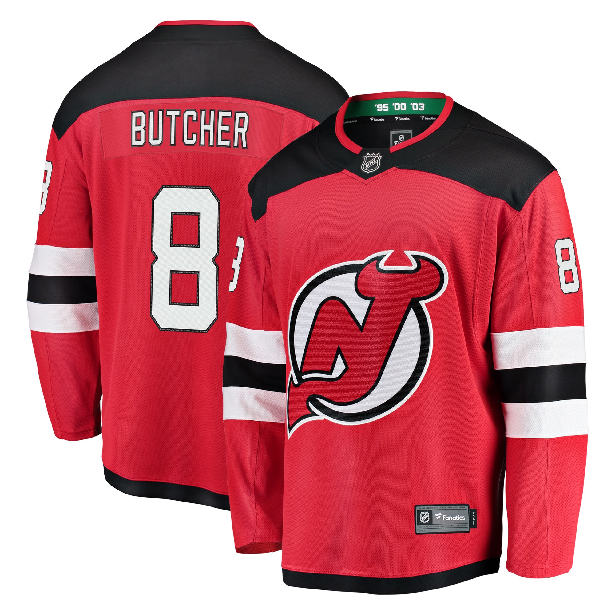 Pánský dres New Jersey Devils NHL #8 Will Butcher Breakaway Alternate Jersey Distribuce: USA, Velikost: XXXL