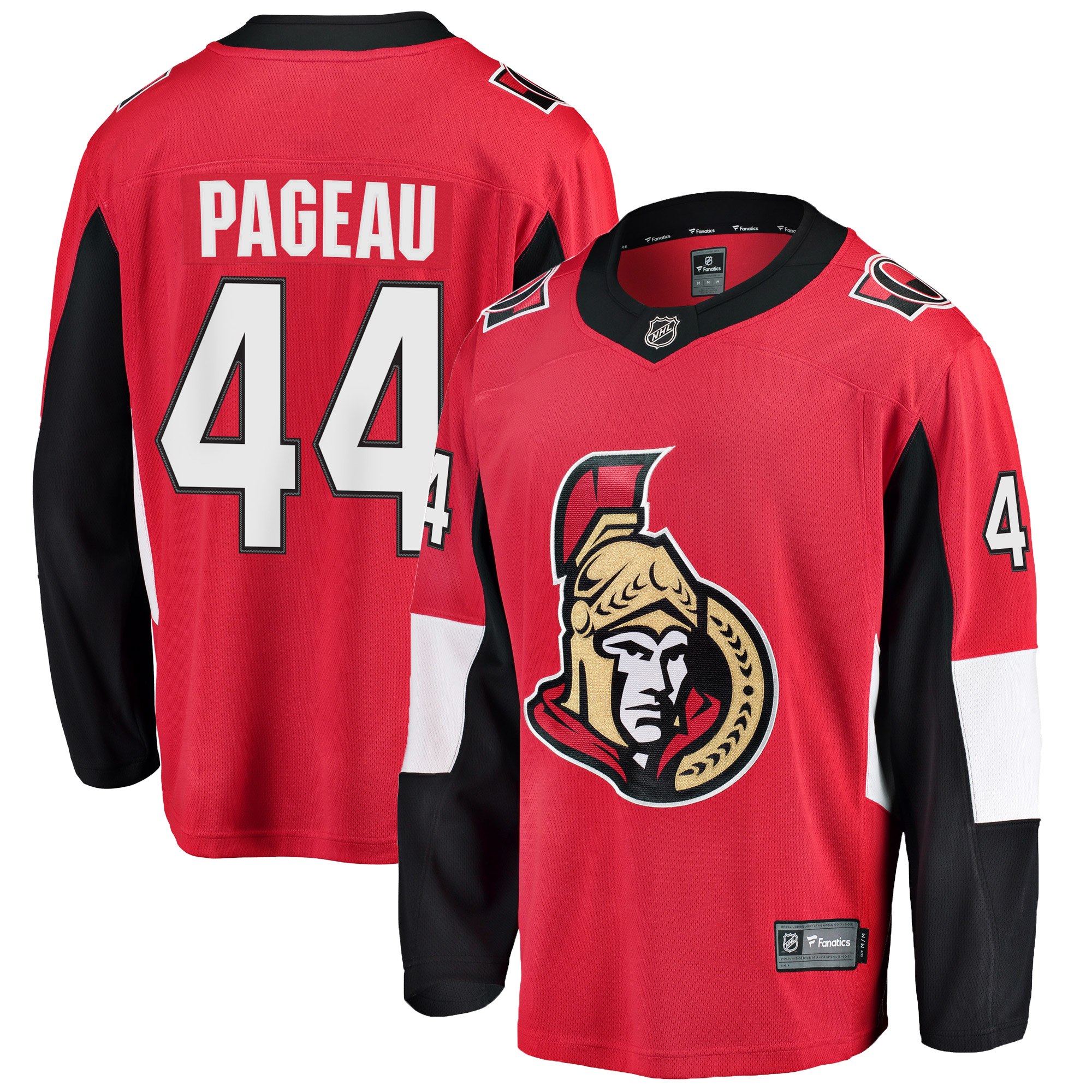 Fanatics Pánský Dres Ottawa Senators #44 Jean-Gabriel Pageau Breakaway Alternate Jersey Velikost: M, Distribuce: USA