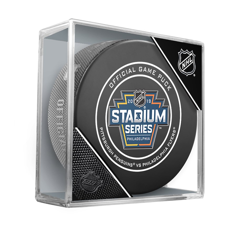 Puk 2019 NHL Stadium Series Official Game Puck FandaNHL.cz