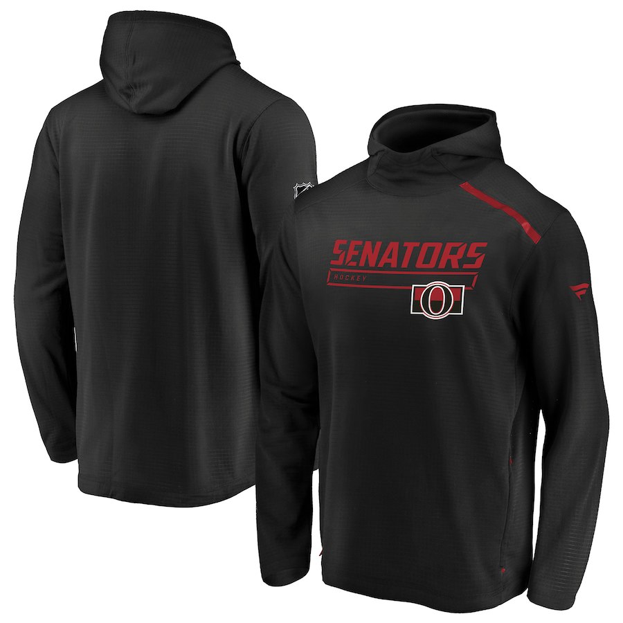 Fanatics Pánská mikina Ottawa Senators Authentic Pro Rinkside Transitional Pullover Hoodie Velikost: XL
