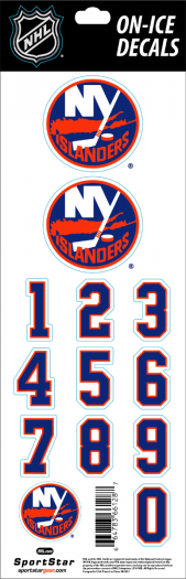 Sport Star Samolepky na helmu New York Islanders NHL Decals