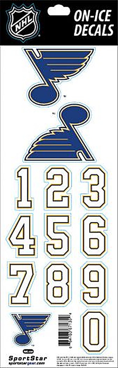 Levně Samolepky na Helmu St. Louis Blues NHL Decals White