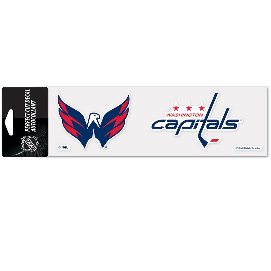Levně Samolepka Washington Capitals NHL Logo Text Decal