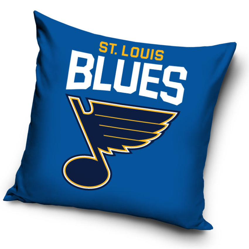 Levně Polštářek St. Louis Blues NHL Light Blue