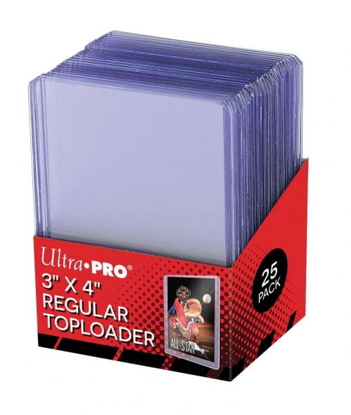 Levně Plastový obal na Hokejové karty ULTRA PRO toploader 35pt Regular 25 ks