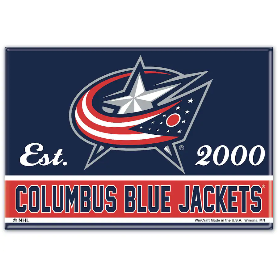Levně Magnetka na Lednici Columbus Blue Jackets NHL