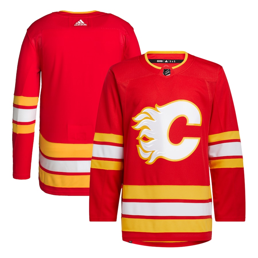Levně Pánský dres Calgary Flames NHL adizero Home Primegreen Authentic Pro