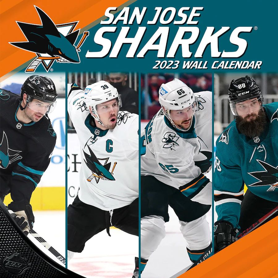 Kalendář San Jose Sharks 2023 Wall Calendar FandaNHL.cz