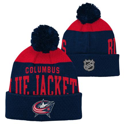 Levně Dětská zimní čepice Columbus Blue Jackets NHL Stetchark Knit