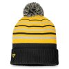 Pánská zimní čepice Boston Bruins NHL True Classic Beanie with Pom Black-Yellow Gold