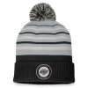 Pánská zimní čepice Los Angeles Kings NHL True Classic Beanie with Pom Black-Stone Gray