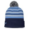 Pánská zimní čepice Pittsburgh Penguins NHL True Classic Beanie with Pom Athletic Navy-Coastal Blue