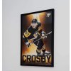Zarámovaný plakát Sidney Crosby #87 Pittsburgh Penguins NHL Player Poster