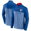 Pánská mikina New York Rangers NHL Mens Iconic Defender 1/4 Zip