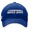 Pánská kšiltovka Toronto Maple Leafs NHL Authentic Pro Game & Train Unstr Adj Blue Cobalt