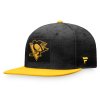 Pánská kšiltovka Pittsburgh Penguins NHL Authentic Pro Game & Train Snapback Black-Yellow Gold