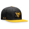 Pánská kšiltovka Pittsburgh Penguins NHL Authentic Pro Game & Train Snapback Black-Yellow Gold