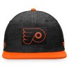 Pánská kšiltovka Philadelphia Flyers NHL Authentic Pro Game & Train Snapback Black-Dark Orange