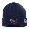 Pánská zimní čepice Washington Capitals NHL Authentic Pro Game & Train Cuffed Knit Athletic Navy
