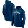 Pánská mikina Seattle Kraken NHL RINK Performance Pullover Hood Traditional Navy-Icy Blue