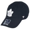 Pánská kšiltovka Toronto Maple Leafs NHL Core Black Curved Unstructured Strapback Cap Fanatics