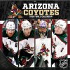 Kalendář Arizona Coyotes NHL 2024 Wall Calendar