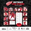 Kalendář Detroit Red Wings NHL 2024 Wall Calendar