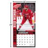 Kalendář Detroit Red Wings NHL 2024 Wall Calendar