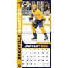 Kalendář Nashville Predators NHL 2024 Wall Calendar