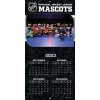 Kalendář NHL Mascots 2024 Wall Calendar