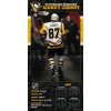 Kalendář Pittsburgh Penguins NHL Sidney Crosby #87 2024 Wall Calendar