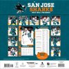 Kalendář San Jose Sharks NHL 2024 Wall Calendar