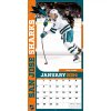 Kalendář San Jose Sharks NHL 2024 Wall Calendar