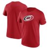 Pánské tričko Carolina Hurricanes NHL Primary Logo Graphic T-Shirt Athletic Red