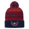 Pánská zimní čepice Washington Capitals NHL Authentic Pro Rink Heathered Cuffed Pom Knit